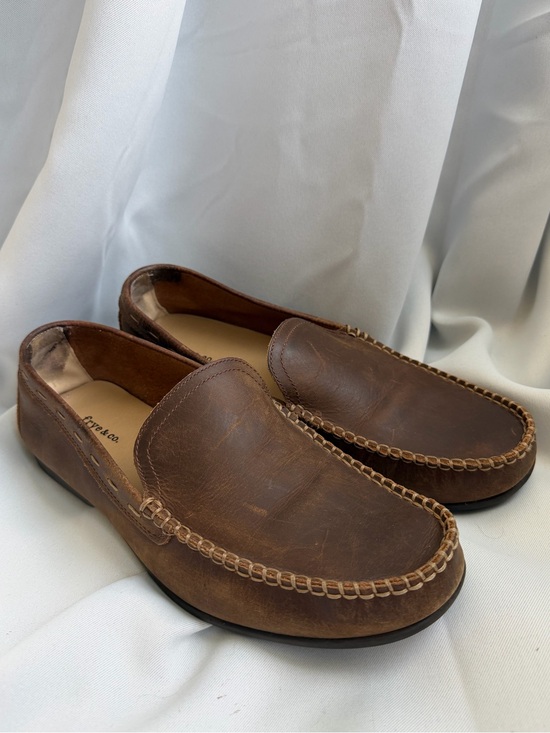 Frye Other - Frye Men’s Chestnut brown Leather driving  Moccasin Loafers 9